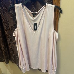 Cold shoulder blouse